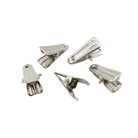 4AR2010 Основа для зажима, никель, 3 см, 5шт/упак, Astra&Craft