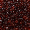 Бисер, (стекло), 11/0, упак./20 гр., Astra&Craft (310.2 красный/черный + прозрачный центр)
