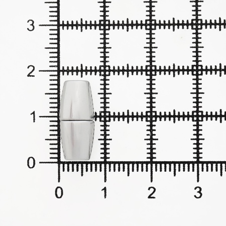 4AR360 Замок магнитный для круглого шнура 4*17мм, 2шт/упак, Astra&Craft (Никель)