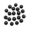 Бусины деревянные,натуральные, круглые, 16мм, 50гр, 40(+/-2) шт/упак, Astra&Craft (черный)