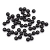 Бусины пластиковые, 'жемчуг', цветные, круглые, 10мм, 25(+/-3)гр, Astra&Craft (046 NL черный)