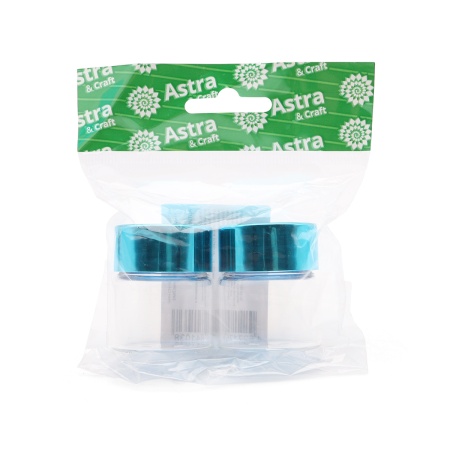 AR1337-5 Бутылочка стеклянная с цветной крышечкой 3,4*4см, 2шт/упак