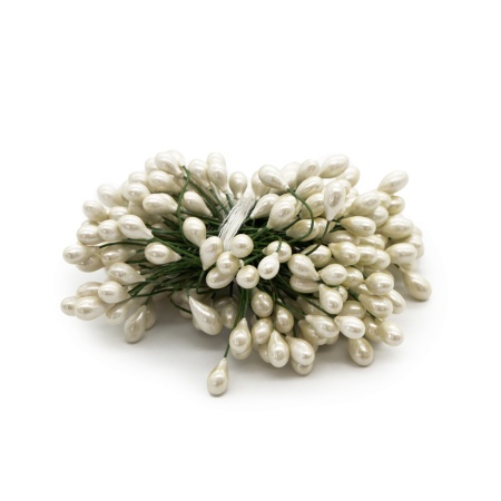 AR561 Тычинки для искусственных цветов 0,5*6см (вес 50гр +/-3 гр) 125шт/упак (11 бежевый)