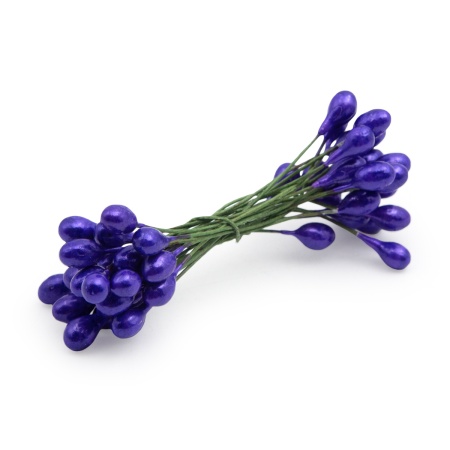 AR561 Тычинки для искусственных цветов 0,5*6см, вес 10гр. (10 фиолетовый)