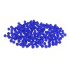 2004 Бусины пластиковые, полупроз., цветные, круглые, 4мм, 20гр, 600(+/-20)шт/упак, Astra&Craft (AD060 ярко синий)