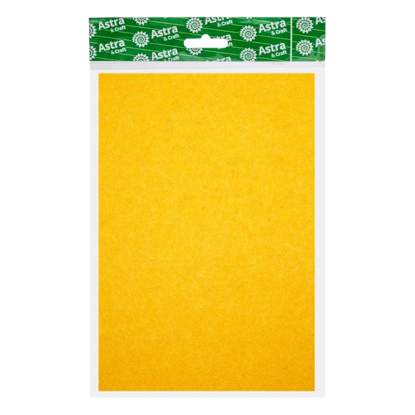Фетр листовой жесткий ассорти №2, 3.0мм, 20х30см, 4шт/упак Astra&Craft