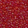 Бисер, (стекло), 11/0, упак./20 гр., Astra&Craft (165 красный/прозрачный, радужный)