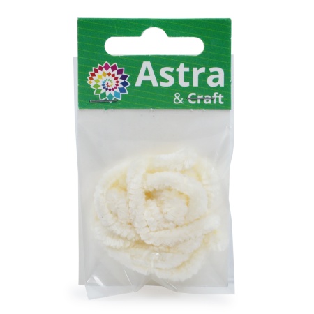 Синель для брошей 5мм*1м, микрополиэстер, Astra&Craft (ванильный)