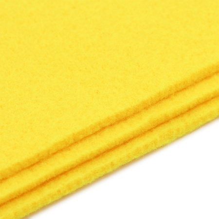 Фетр листовой мягкий, 3.0мм, 20х30см, 3шт/упак Astra&Craft (AF830 ярко-желтый)