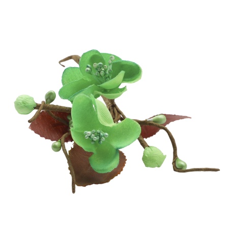 MH1-95 Декоративный букетик 'Магнолия' D3*3*H14см, 1шт, Astra&Craft (E10 темно-зеленый)