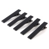 4AR080 Основа для заколки крокодил, черная 4см, 5 шт/упак, Astra&Craft