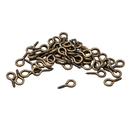 FIN2151 Штифты винтовые, 8*3,5mm, 50 (+/-5)шт/упак, Astra&Craft (латунь)