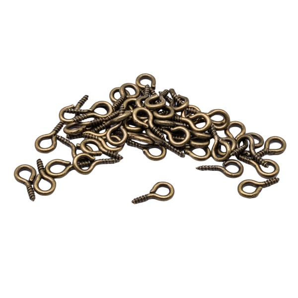 FIN2151 Штифты винтовые, 8*3,5mm, 50 (+/-5)шт/упак, Astra&Craft (латунь)