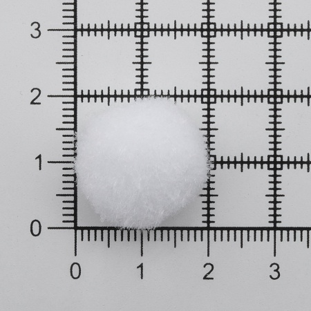 Помпоны декоративные 20мм, 50шт/упак, Astra&Craft (PA-001 белый)