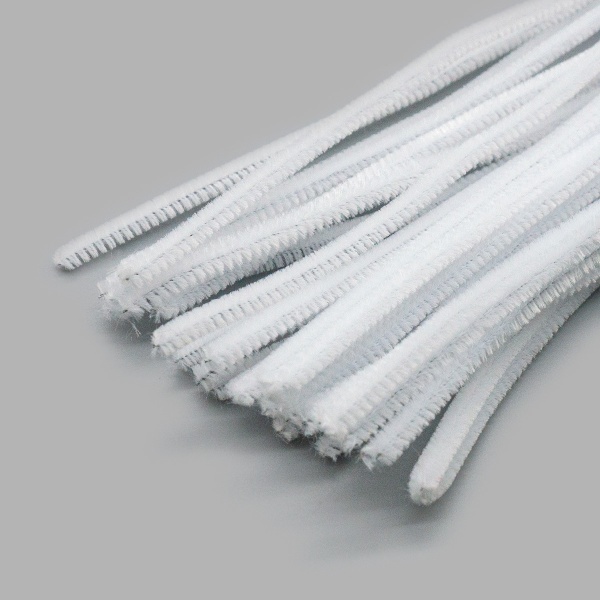 Синель-проволока, 6мм*30см, 30шт/упак, Astra&Craft (A-025 белый)