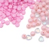 CN2038-6580 Бусины 'Розовое ассорти' круглые, пластик, 2*20гр Astra&Craft