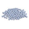 Бусины пластиковые, 'жемчуг' с покрытием АВ, цветные, круглые, 8мм, 25гр, Astra&Craft (17 серо-голубой)