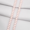 Бусины стеклянные на нитке, 6 мм, длина 40 см, Astra&Craft (SB-10 светло-розовый)