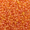 Бисер, (стекло), 11/0, упак./20 гр., Astra&Craft (228 оранжевый с цвет.центром(радужный))