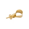 4AR2021 Крепление для бусины, 10 шт/упак, Astra&Craft (золото)
