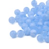 2008 Бусины пластиковые, полупроз., цветные, круглые, 8мм, 20гр, 70(+/-5)шт/упак, Astra&Craft (002 голубой)