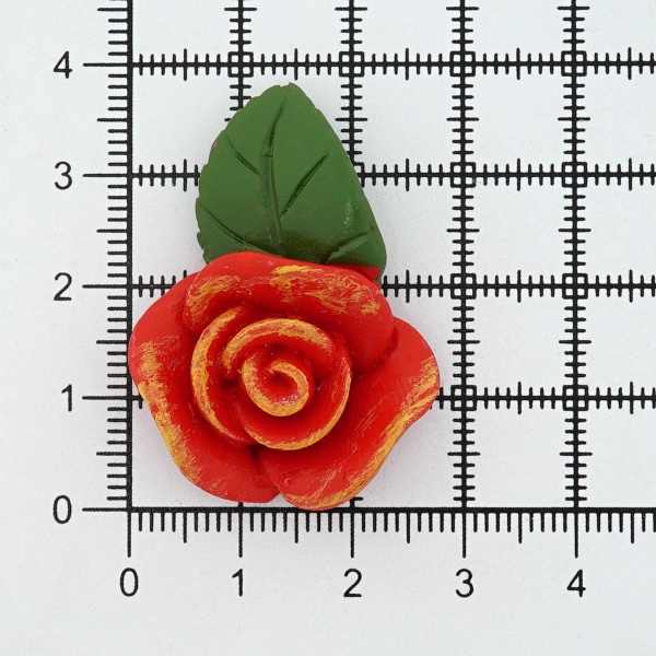 LR15-4625 Декор для рукоделия 'Роза', 4 шт/упак