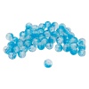 1301138 Бусины стеклянные 'Кракле' 8мм, упак/46шт., Astra&Craft (SY 7 градиент прозрачный/голубой)
