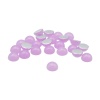 Полубусины пластиковые, 'желейные', полупрозрачные в цвете, 8мм, 25шт/упак, Astra&Craft (J32 светло-фиолетовый)