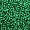 Бисер, (стекло), 11/0, упак./20 гр., Astra&Craft (23А-4 т. зеленый/прозрачный с цветным центром)