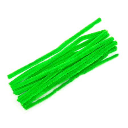 Синель-проволока, 12 мм*30см, 15шт/упак, Astra&Craft (A-035 св.зеленый)