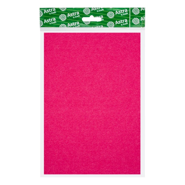 Фетр листовой жесткий ассорти №1, 3.0мм, 20х30см, 4шт/упак Astra&Craft