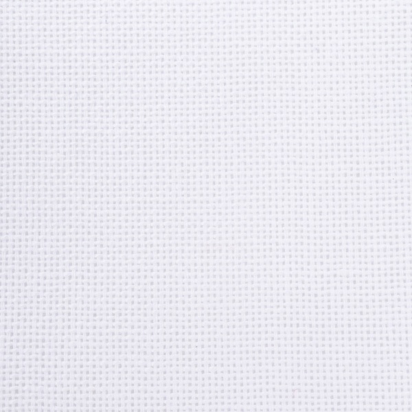 7845(8025) Ткань для вышивания равномерка, цвет белый, 30ct, 50% п/э, 50% хлопок, 49*50см, Astrra&Craft