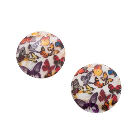 Декоративная подвеска 'Круг', 45 мм, упак./2 шт., Astra&Craft (45-31)