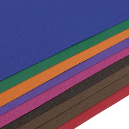 Набор фоамирана 1,0мм, 8 листов, 20*30см, микс темных оттенков, Astra&Craft