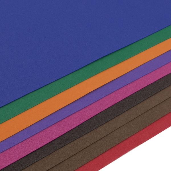 Набор фоамирана 1,0мм, 8 листов, 20*30см, микс темных оттенков, Astra&Craft