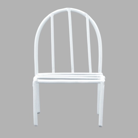 KB4248 Металлический мини стул, белый 4,5*3,5*2,5*7,5см Astra&Craft