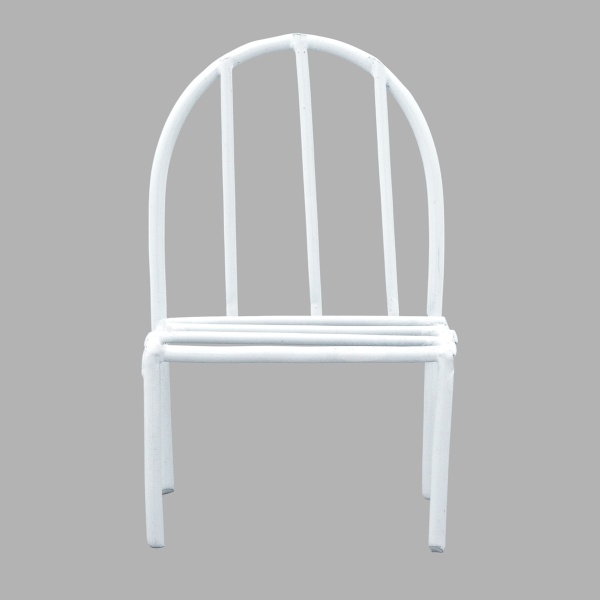 KB4248 Металлический мини стул, белый 4,5*3,5*2,5*7,5см Astra&Craft