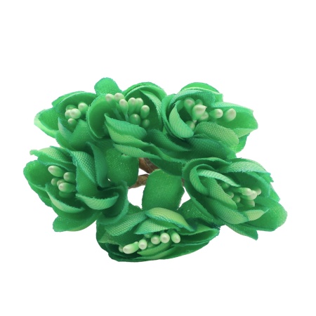 MH1-7653 Набор декоративных букетиков 'Вишня' D2*3*H10см, 6шт, Astra&Craft (E10 темно-зеленый)