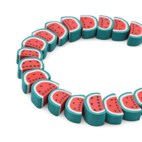 ZZ1437 Бусины из полимерной глины 'Арбуз', 50 (+/- 3)шт/упак, Astra&Craft