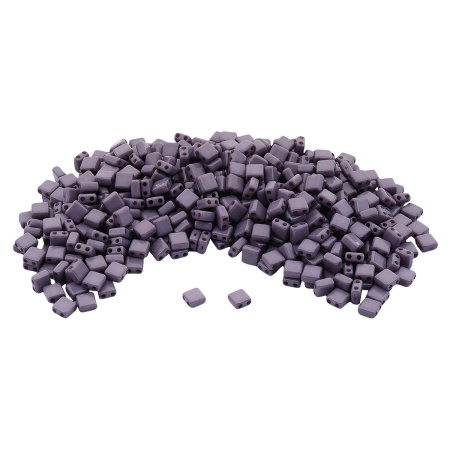 7429 Бусины пластиковые с двойным отверстием, плоский квадрат, 6*6*3мм, 50гр Astra&Craft (3 серо-голубой)