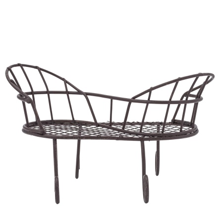 KB2291 Металлическая скамейка, корич. 11*5,5*3*7см Astra&Craft