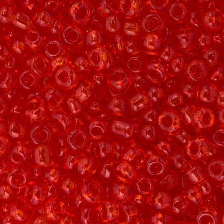 Бисер, (стекло), 11/0, упак./20 гр., Astra&Craft (5 красный прозрачный)