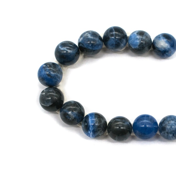 4AR316 Бусины содалит 8мм, 12шт/упак, Astra&Craft