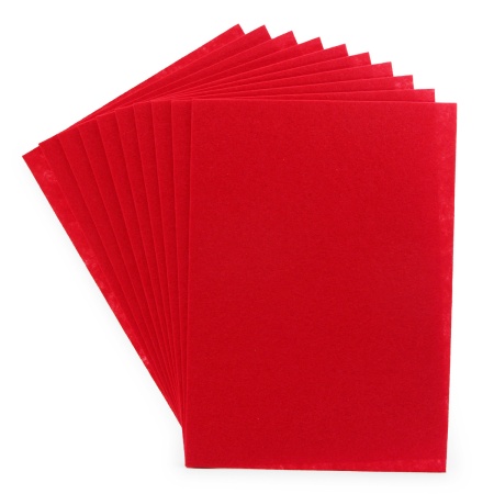 Фетр листовой жесткий, 1.0мм, 20х30см, 12шт/упак Astra&Craft (AF802 красный)