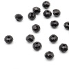 Бусины стеклянные 4*6мм, 30шт/упак Astra&Craft (801 черный)