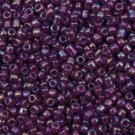 Бисер 11/0, 500 г., Astra&Craft (213 фиолетовый/прозр.с цвет.центром (радужный))