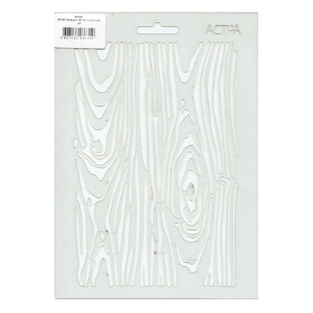 Трафарет пластиковый 'Кора дерева', размер А5, Astra&Craft