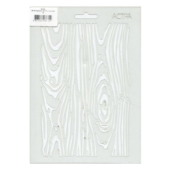 Трафарет пластиковый 'Кора дерева', размер А5, Astra&Craft