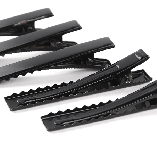 4AR081 Основа для заколки крокодил, черная 5см, 5 шт/упак, Astra&Craft