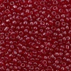 Бисер, (стекло), 11/0, упак./20 гр., Astra&Craft (2225 красный/прозрачный с цветным центром, глянцевый)